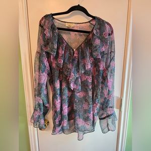 Vintage sheer Victoria's secret shirt